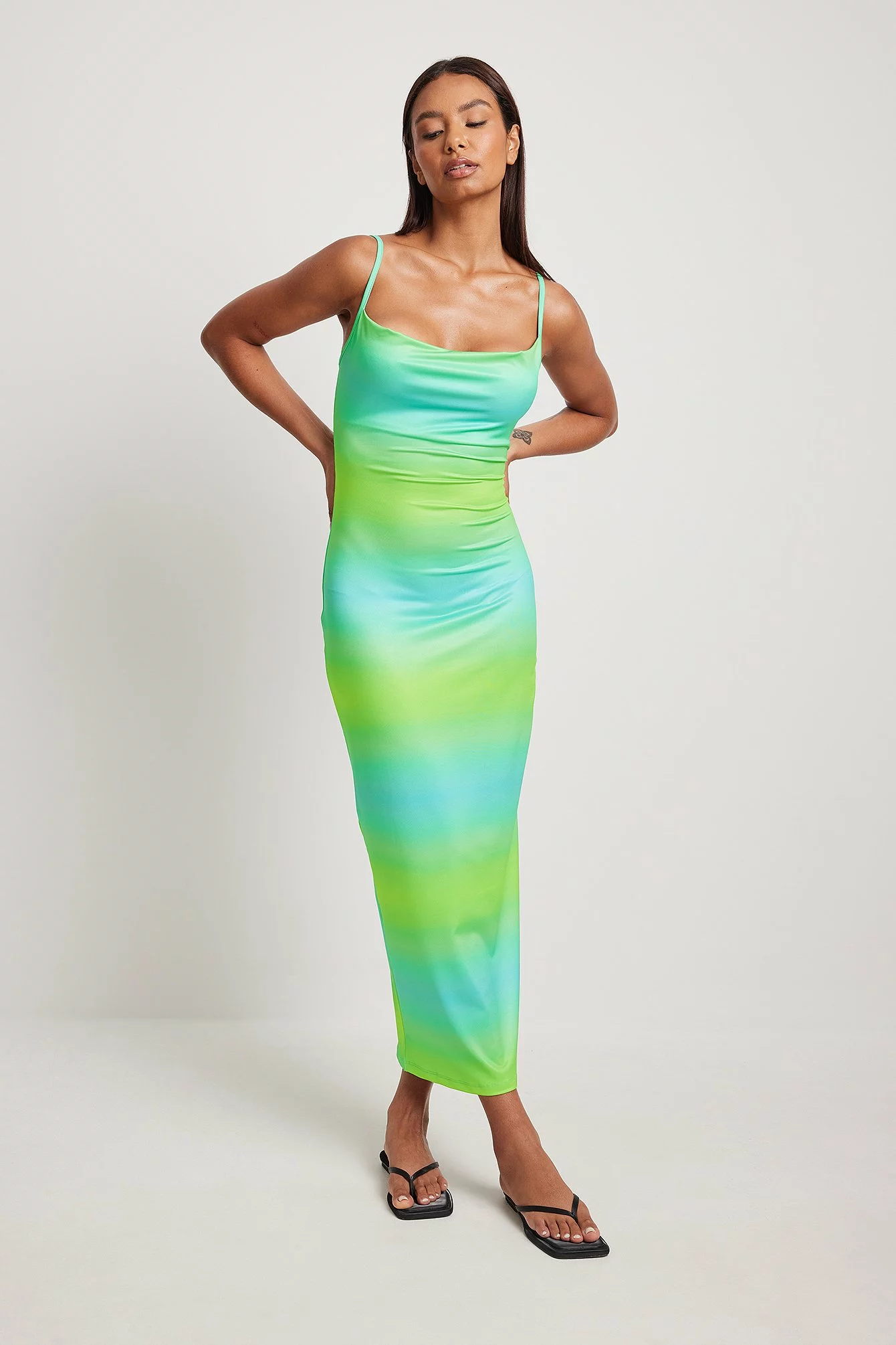 NA-KD Party Cowl Neck Maxi Dress 10 NA-KD Party Cowl Neck Maxi Dress - Image 10
