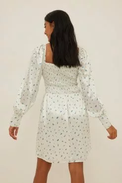 NA-KD Party Cups Detail Structured Satin Mini Dress -Party Dresses Sales nakd cups detail structured satin mini dress 1017 001522 3124 2223