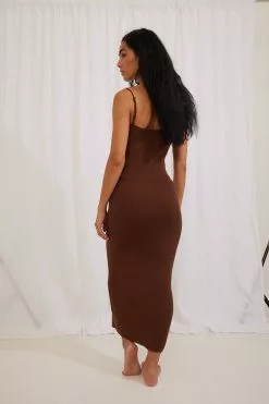 Belen Hostalet X NA-KD Cut Out Detail Knitted Midi Dress -Party Dresses Sales nakd cut out detail knitted midi dress 1767 000038 0017 03 1