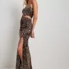 NA-KD Party Cut Out Detail Maxi Sequin Dress