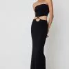 Ella Karberg X NA-KD Cut Out Detail Bandeau Jersey Dress