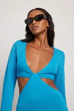 NA-KD Trend Cut Out Knitted Maxi Dress -Party Dresses Sales nakd cut out knitted maxi dress 1018 009194 0003 1653 copy