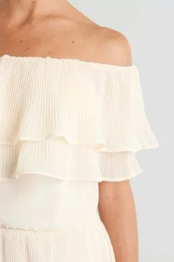 NA-KD Double Tier Off Shoulder Dress -Party Dresses Sales nakd double tier off shoulder dress 1018 003407 0140 04g