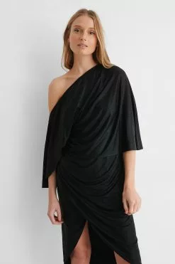 NA-KD Party Drape Asymmetric Dress -Party Dresses Sales nakd drape asymmetric dress 1017 000940 0002 03
