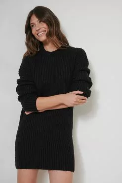 Handpicked X NA-KD Dropped Shoulder Knitted Dress