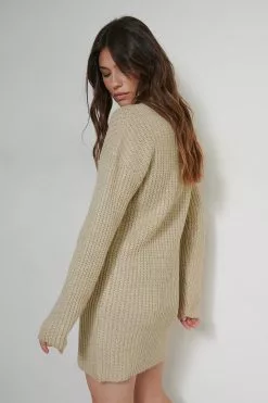 Handpicked X NA-KD Dropped Shoulder Knitted Dress -Party Dresses Sales nakd dropped shoulder knitted dress 1733 000011 1201 02b