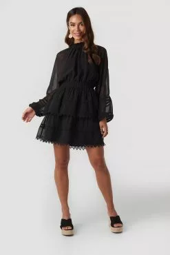 NA-KD Boho Embroidery Mini Dress 6 NA-KD Boho Embroidery Mini Dress -Party Dresses Sales nakd embroidery mini dress 1014 000622 0002 03c