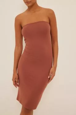 NA-KD Basic Fitted Midi Tube Dress -Party Dresses Sales nakd fitted midi tube dress 1100 006170 0594 50744