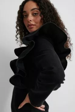 NA-KD Flounce Denim Dress -Party Dresses Sales nakd flounce denim dress 1018 006971 1198 04