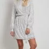 NA-KD Party Flowy Belted Sequin Dress