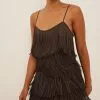 NA-KD Party Fringe Detail Mini Dress