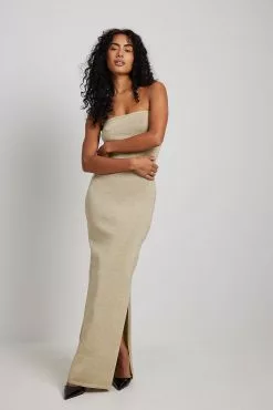 NA-KD Party Glitter Knitted Maxi Tube Dress -Party Dresses Sales nakd glitter knitted maxi tube dress 1100 006912 0013 3522 1