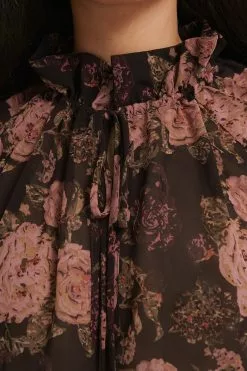 NA-KD Boho High Frill Neck Dress -Party Dresses Sales nakd high frill neck dress 1014 000156 8141 05g r2