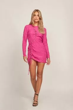 NA-KD Trend Hole Details Mini Dress -Party Dresses Sales nakd hole detail mini dress 1018 008986 0015 01c