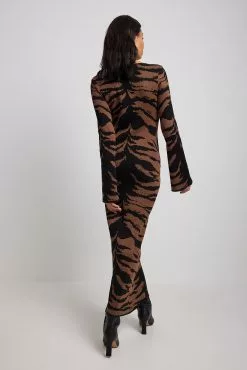 NA-KD Trend Kimono Sleeve Knitted Maxi Dress -Party Dresses Sales nakd kimono sleeve knitted maxi dress 1018 009195 9787 1130