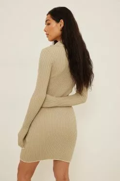 Ida Zeile X NA-KD Knitted Collar Mini Dress -Party Dresses Sales nakd knitted collar mini dress 1750 000000 0301 2834 2 1
