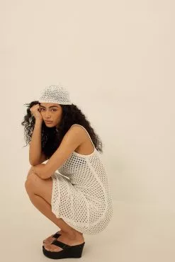 Ella Karberg X NA-KD Knitted Midi Dress