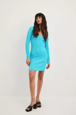 NA-KD Trend Knitted Mini Dress 8 NA-KD Trend Knitted Mini Dress -Party Dresses Sales nakd knitted mini dress 1018 010239 0263 32043 01c