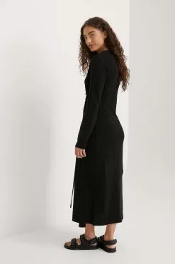 NA-KD Trend Knitted Robe Dress -Party Dresses Sales nakd knitted robe dress 1018 007079 0002 02d