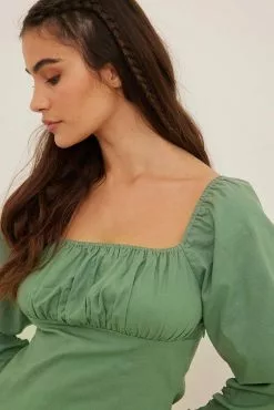 NA-KD Trend Lacing Detail Linen Dress 11 NA-KD Trend Lacing Detail Linen Dress -Party Dresses Sales nakd lacing detail linen sleeves 1018 009223 0324 18303