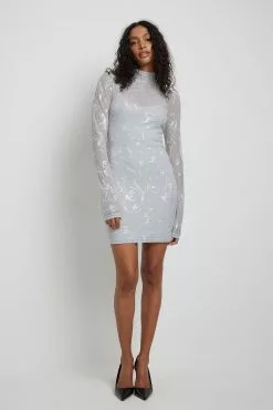 Handpicked X NA-KD Long Sleeve Mini Dress -Party Dresses Sales nakd long sleeve mini dress 1736 000369 0014 9945 2