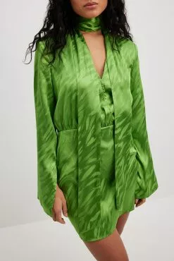 Juliesfi X NA-KD Marked Shoulder Mini Dress -Party Dresses Sales nakd makred shoulder mini dress 1795 000012 9680 23232