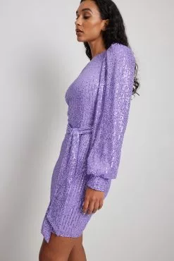 NA-KD Party One Shoulder Belted Sequin Dress -Party Dresses Sales nakd one shoulder belted sequin dress 1017 002011 0208 24173