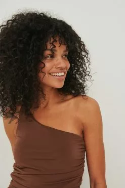 NA-KD Party One Shoulder Gathered Mini Dress -Party Dresses Sales nakd one shoulder gathered mini dress 1017 001309 0017 04g