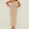 NA-KD Basic One Shoulder Midi Dress