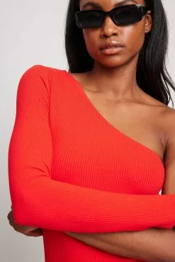 NA-KD Basic One Shoulder Mini Dress -Party Dresses Sales nakd one shoulder mini dress 1100 006625 0004 5731