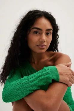 NA-KD One Shoulder Pattern Knitted Mini Dress -Party Dresses Sales nakd one shoulder pattern knitted mini dress 1100 006368 0010 12783