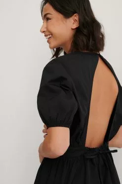 NA-KD Open Back Drop Shoulder Dress -Party Dresses Sales nakd open back drop shoulder dress 1018 007146 0002 04g 1