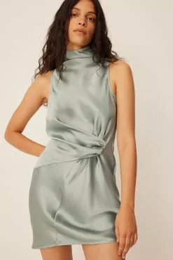 CLAIRE ROSE X Na-kd Open Back Tie Detail Mini Dress -Party Dresses Sales nakd open back tie detail mini dress 1720 000063 0617 3241