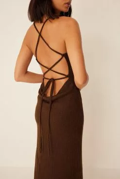 Klara Montes X NA-KD Open Knit Maxi Dress -Party Dresses Sales nakd open knit maxi dress 1773 000013 0017 0032
