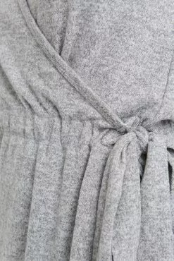 NA-KD Overlap Light Knitted Dress -Party Dresses Sales nakd overlap light knitted dress 1100 002163 0138 05g