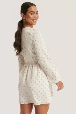 NA-KD Overlap LS Mini Dress -Party Dresses Sales nakd overlap ls mini dress 1100 002744 8849 02k