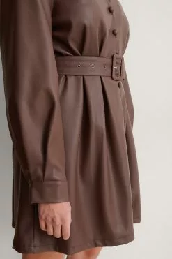 NA-KD PU Belted Mini Dress -Party Dresses Sales nakd pu belted mini dress 1018 007168 0017 07g