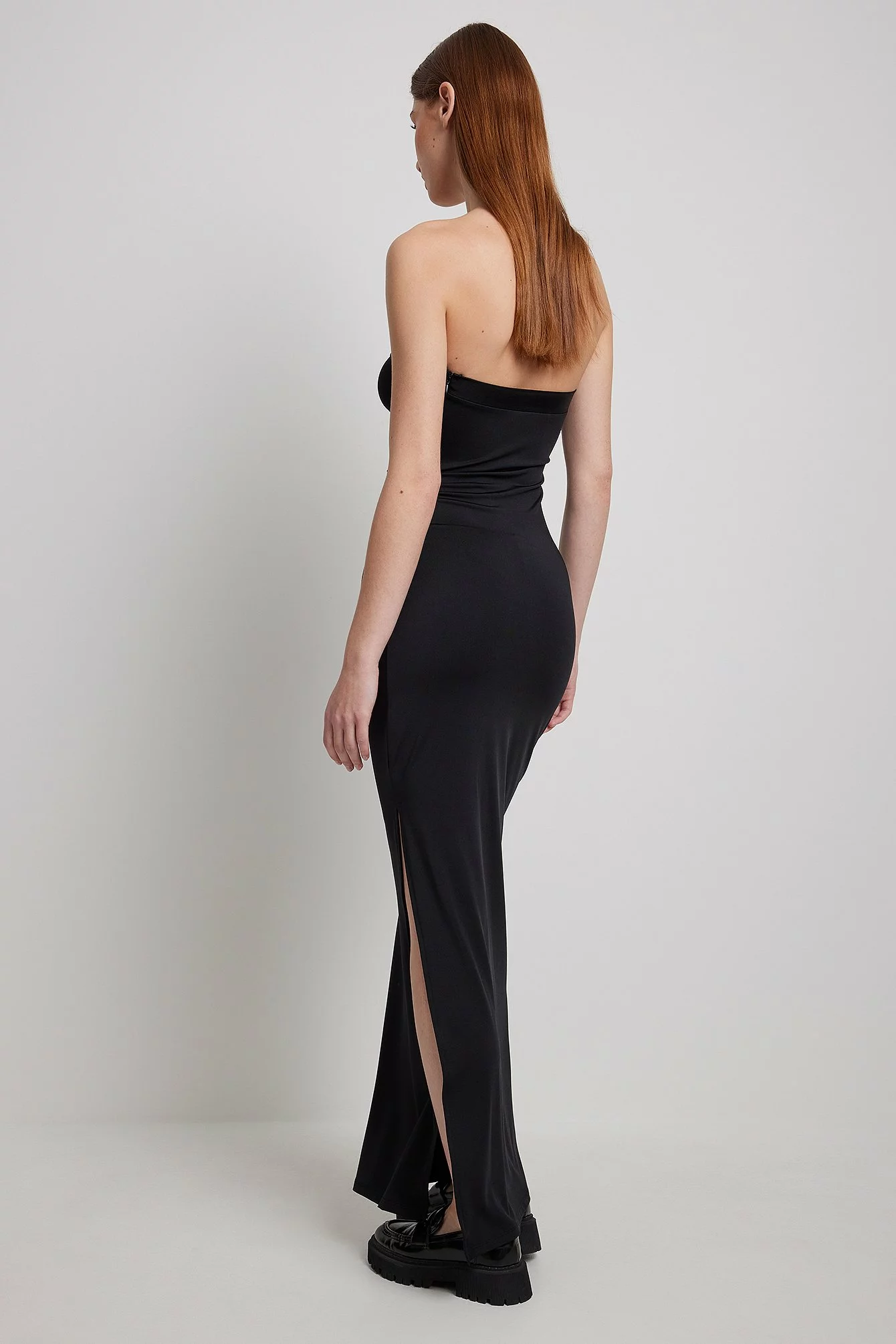 Annijor X NA-KD Pu Detail Maxi Dress 2 Annijor X NA-KD Pu Detail Maxi Dress - Image 2