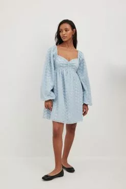 Handpicked X NA-KD Puffy Sleeve Gathered Mini Dress -Party Dresses Sales nakd puffy sleeve gathered mini dress 1747 000008 0617 37526