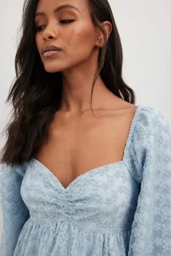 Handpicked X NA-KD Puffy Sleeve Gathered Mini Dress -Party Dresses Sales nakd puffy sleeve gathered mini dress 1747 000008 0617 37585