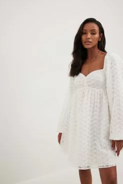 Handpicked X NA-KD Puffy Sleeve Gathered Mini Dress -Party Dresses Sales nakd puffy sleeve gathered mini dress 1747 000008 4070 37630