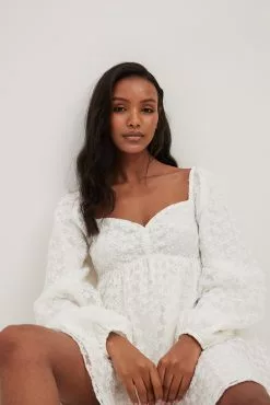 Handpicked X NA-KD Puffy Sleeve Gathered Mini Dress -Party Dresses Sales nakd puffy sleeve gathered mini dress 1747 000008 4070 37670