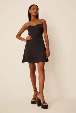 Moa Mattsson X NA-KD Rhinestone Detail Mini Dress -Party Dresses Sales nakd rhinestone detail mini dress 1727 000086 0002 12269