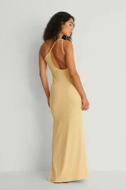 NA-KD Trend Ribbed Maxi Dress
