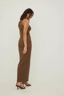 NA-KD Basic Ribbed Maxi Dress -Party Dresses Sales nakd ribbed maxi dress 1044 000262 0017 17223 1