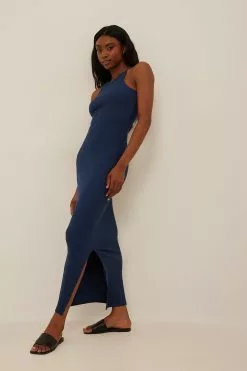 NA-KD Basic Ribbed Maxi Dress -Party Dresses Sales nakd ribbed maxi dress 1044 000262 0018 03 2