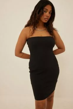 NA-KD Basic Ribbed Mini Tube Dress -Party Dresses Sales nakd ribbed mini tube dress 1100 006251 00021140