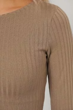 NA-KD Basic Rib Mini Dress -Party Dresses Sales nakd rid mid dress 1100 003484 0226 05g