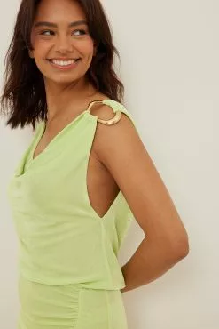 NA-KD Trend Ring Detail Maxi Dress -Party Dresses Sales nakd ring detail maxi dress 1018 009557 0010 0017