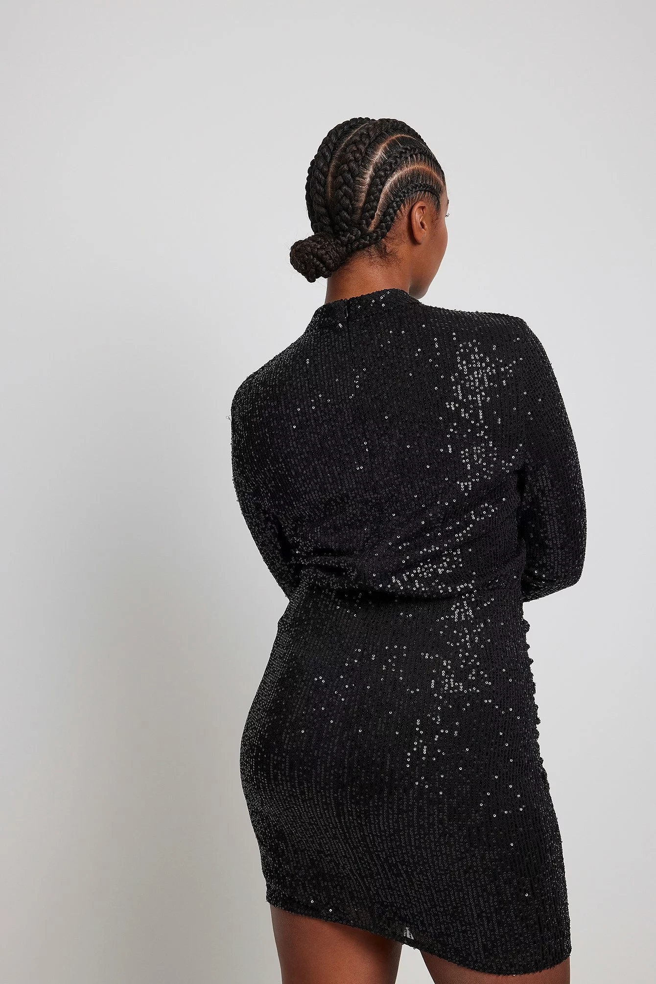 NA-KD Party Rouched Sequin Mini Dress 2 NA-KD Party Rouched Sequin Mini Dress - Image 2